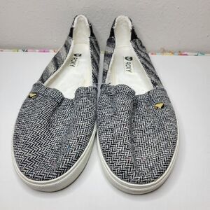Women's Gray Roxy Slip On Casual Loafers Shoes Size 10